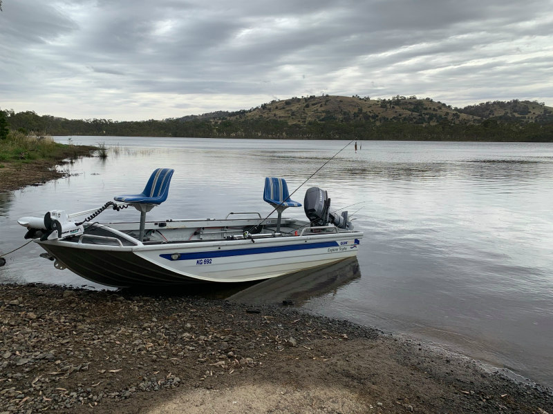 Coliban Reservoir boat ramp